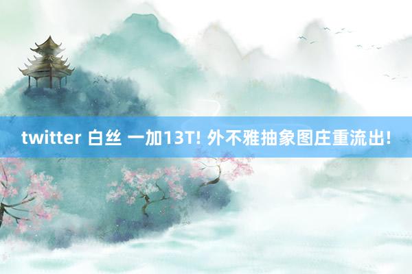 twitter 白丝 一加13T! 外不雅抽象图庄重流出!